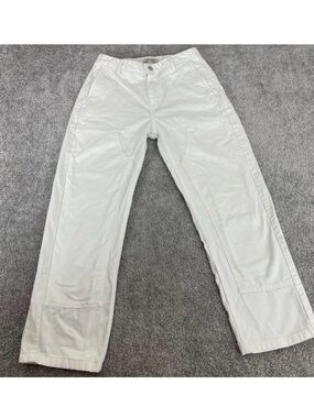 Carhartt Pants Womens 27x26 WIP Double Knee Utility Work White